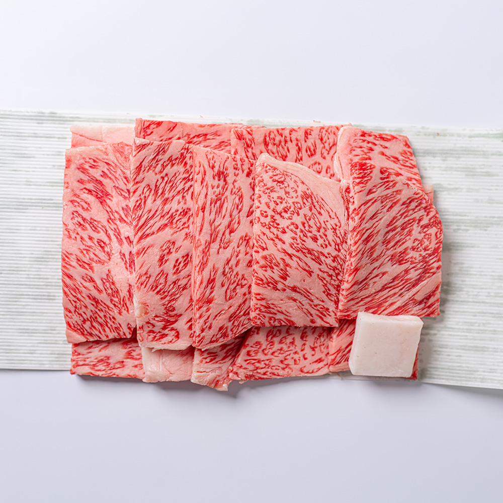 黒毛和牛あみ焼肉【特選ロース】100g～