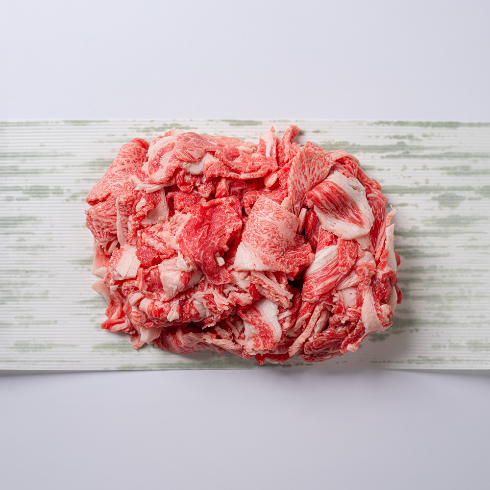 黒毛和牛小間切れ肉（切り落とし）100g～