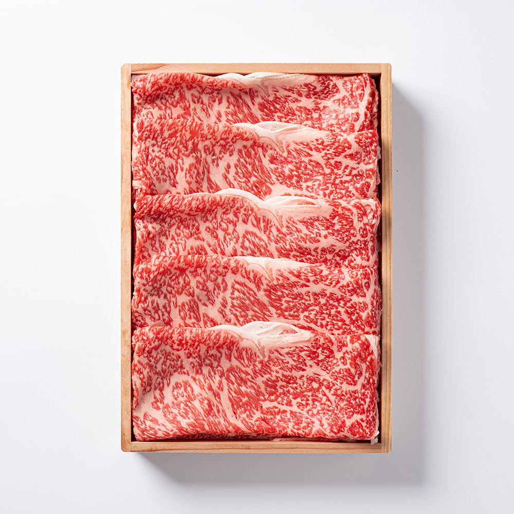黒毛和牛しゃぶしゃぶ肉【リブロース】木箱入りギフト 400g～