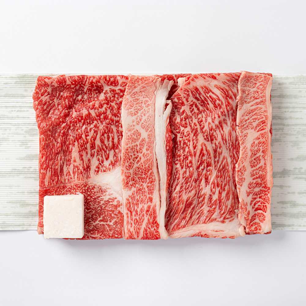 黒毛和牛すき焼肉【モモ・バラ】 100g～